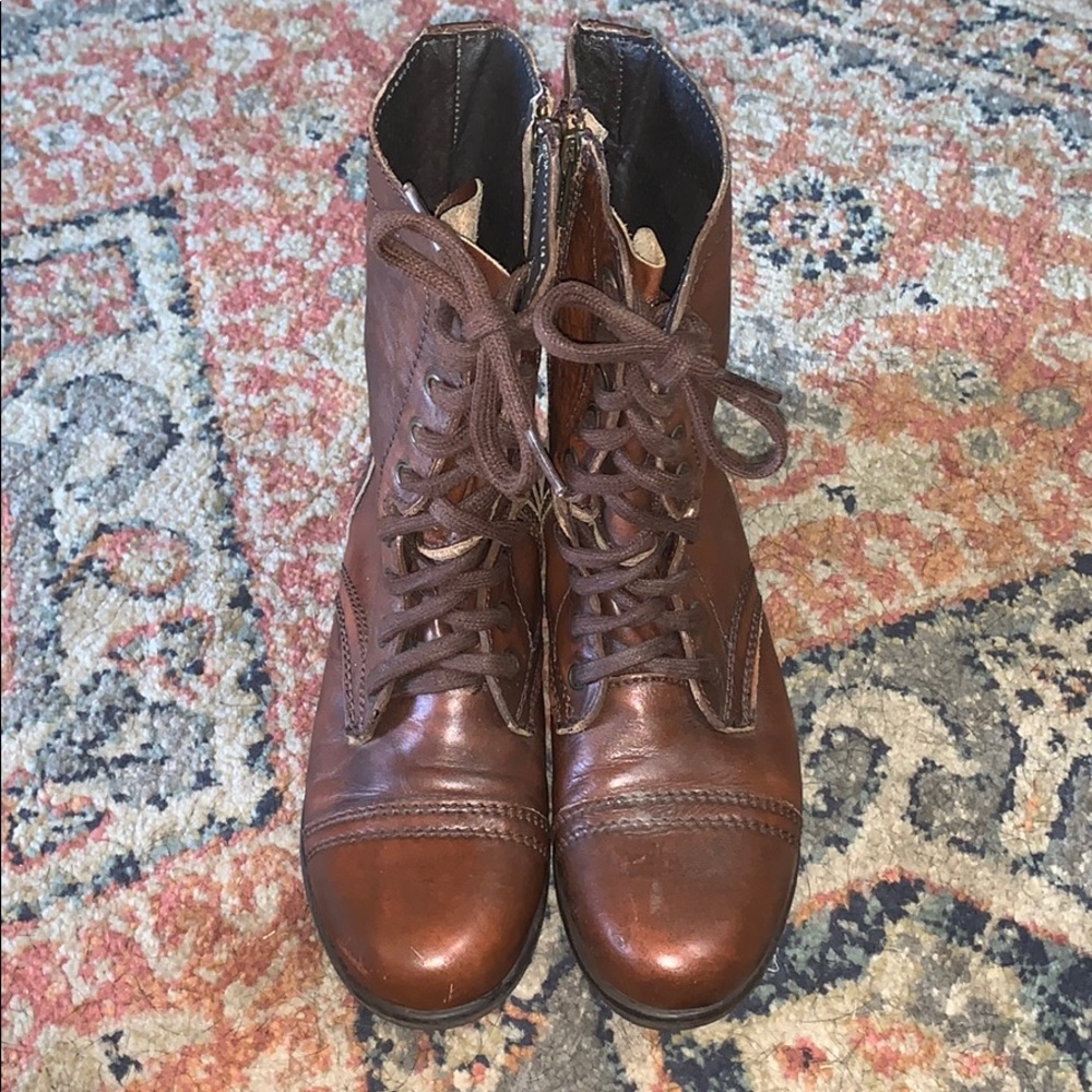 Steve Madden combat boots